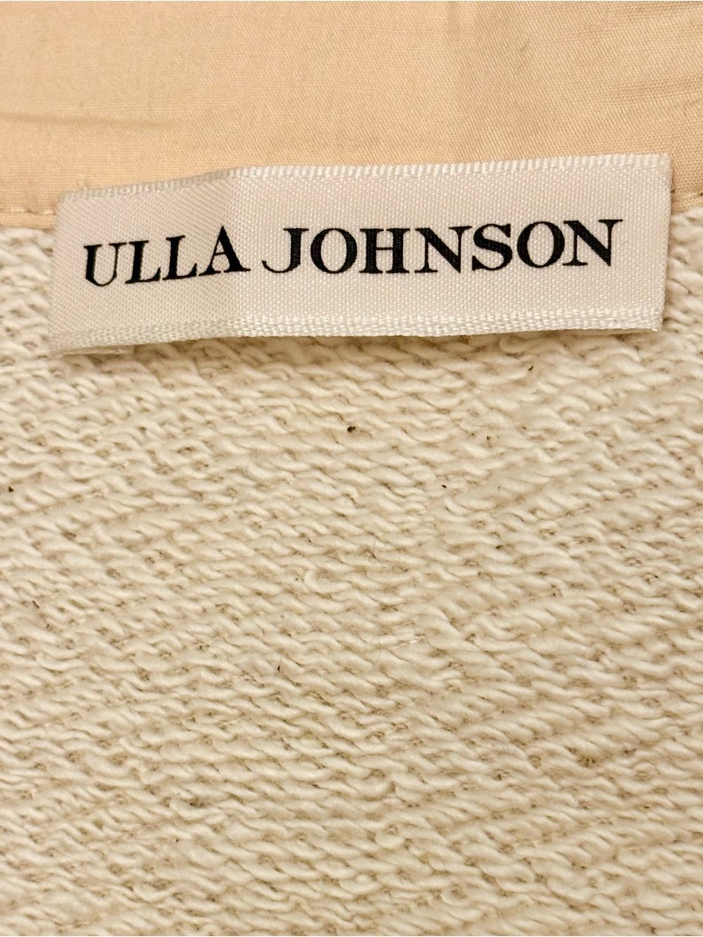 Ulla Johnson Bess Poplin-Trimmed Cotton Top oatmeal - Picture 3 of 9